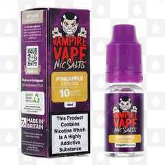 Pineapple Dream | Tropical Collection by Vampire Vape E Liquid | 10ml Nic Salt, Strength & Size: 20mg • 10ml