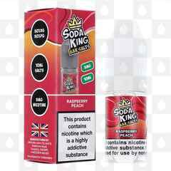 Raspberry Peach by Soda King E Liquid | 10ml Nic Salt, Strength & Size: 05mg • 10ml