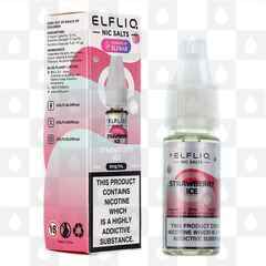 Strawberry Ice by Elfliq | Elf Bar E Liquid | Nic Salt, Strength & Size: 20mg • 10ml