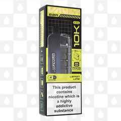 Vault Bar 10K | Pre-Filled Pod Kit, Strength & Puff Count: 20mg • 10,000 Puffs, Flavour: Lemon & Lime