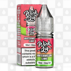 Watermelon Lime by Wick Liq Bar Juice E Liquid | 10ml Nic Salt, Strength & Size: 05mg • 10ml