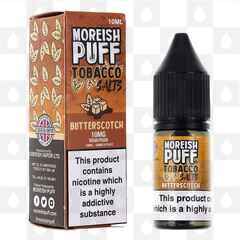 Butterscotch Tobacco by Moreish Puff E Liquid | 10ml Nic Salts, Strength & Size: 10mg • 10ml