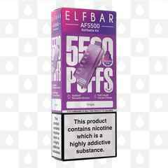 Elf Bar AF5500 | Pre-Filled Pod Vape Kit, Flavour: Grape