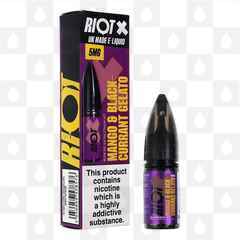 Mango & Blackcurrant Gelato by Riot X E Liquid | 10ml Nic Salt, Strength & Size: 05mg • 10ml