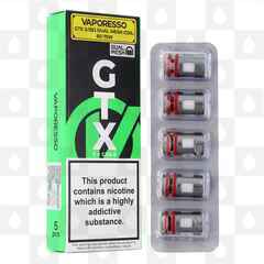 Vaporesso GTX Replacement Coils, Ohms: 5 x Dual Mesh 0.15 Ohm (60-75W)