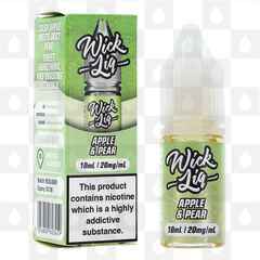 Apple & Pear by Wick Liq Bar Juice E Liquid | 10ml Nic Salt, Strength & Size: 10mg • 10ml