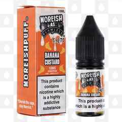 Banana Custard by Moreish as Flawless E Liquid | 10ml Nic Salt, Strength & Size: 10mg • 10ml
