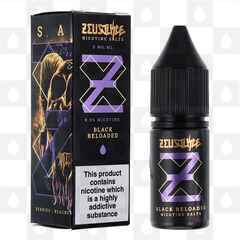 Black Reloaded Nic Salt by Zeus Juice E Liquid | 10ml Bottles, Strength & Size: 05mg • 10ml