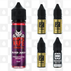 Blood Sukka by Vampire Vape | 60ml Longfill, Nicotine Type: Nicotine Salt, Strength & Size: 9mg Salt • 60ml • Inc. Shots (50/50)