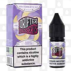 Blueberry Cheesecake | Desserts by Drifter Bar Juice E Liquid | 10ml Nic Salt, Strength & Size: 20mg • 10ml