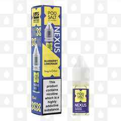 Blueberry Lemonade By Nexus Pod Salt E Liquid | 10ml Nic Salt, Strength & Size: 10mg • 10ml