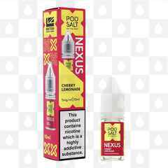 Cherry Lemonade By Nexus Pod Salt E Liquid | 10ml Nic Salt, Strength & Size: 10mg • 10ml