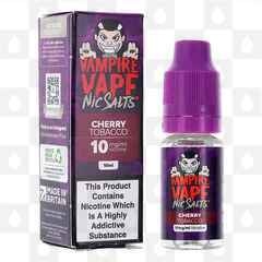 Cherry Tobacco | Tobacco Collection by Vampire Vape E Liquid | 10ml Nic Salt, Strength & Size: 10mg • 10ml