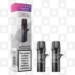 Elf Bar 600 Empty Replacement Pods, Ohms: 2 x 0.8 Ohm