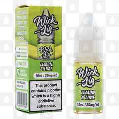 Lemon & Lime by Wick Liq Bar Juice E Liquid | 10ml Nic Salt, Strength & Size: 10mg • 10ml