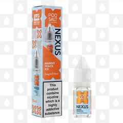 Mango Peach Ice By Nexus Pod Salt E Liquid | 10ml Nic Salt, Strength & Size: 10mg • 10ml