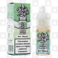 Melon Mojito by Wick Liq Bar Juice E Liquid | 10ml Nic Salt, Strength & Size: 10mg • 10ml