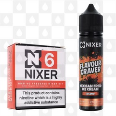 Mexican Fried Ice Cream by Flavour Craver x Nixer E Liquid | 60ml Long Fill, Nicotine Type: Regular Nicotine, Strength & Size: 6mg • 60ml • Inc. Shots (70/30)