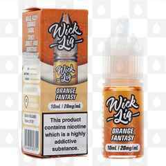 Orange Fantasy by Wick Liq Bar Juice E Liquid | 10ml Nic Salt, Strength & Size: 10mg • 10ml