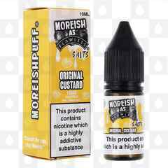 Original Custard by Moreish as Flawless E Liquid | 10ml Nic Salt, Strength & Size: 10mg • 10ml