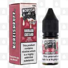 Rhubarb Custard by Moreish as Flawless E Liquid | 10ml Nic Salt, Strength & Size: 20mg • 10ml