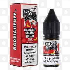 Strawberry Banana Custard by Moreish as Flawless E Liquid | 10ml Nic Salt, Strength & Size: 10mg • 10ml