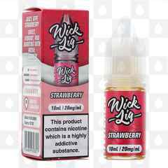 Strawberry by Wick Liq Bar Juice E Liquid | 10ml Nic Salt, Strength & Size: 05mg • 10ml