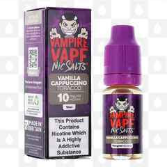Vanilla Cappuccino Tobacco | Tobacco Collection by Vampire Vape E Liquid | 10ml Nic Salt, Strength & Size: 10mg • 10ml