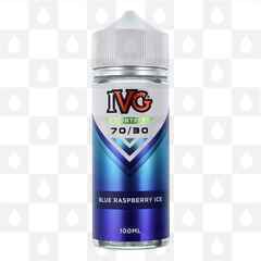 Blue Raspberry Ice by IVG Original E Liquid | 100ml Short Fill, Strength & Size: 0mg • 100ml (120ml Bottle)