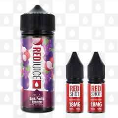 Dark Fruits Lychee | Fruits by RedJuice E Liquid | 100ml Short Fill, Strength & Size: 0mg • 100ml • Inc 2 x 18mg Shot