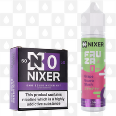 Grape Guava Slush by Fruza E Liquid | 60ml Longfill, Nicotine Type: Nicotine Free, Strength & Size: 0mg • 60ml • Inc. Shots (50/50)