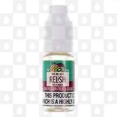 Kiwi Passion Fruit & Guava by Relish E Liquid | 10ml Nic Salt, Strength & Size: 10mg • 10ml