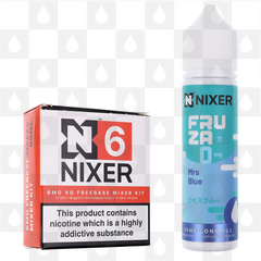 Mrs Blue by Fruza E Liquid | 60ml Longfill, Nicotine Type: Regular Nicotine, Strength & Size: 6mg • 60ml • Inc. Shots (70/30)