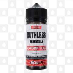 Peppermint Blast | Essentials by Ruthless E Liquid | 100ml Short Fill, Strength & Size: 0mg • 100ml (120ml Bottle)