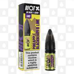 Pineapple, Blackberry & Lime by Riot X E Liquid | 10ml Nic Salt, Strength & Size: 10mg • 10ml
