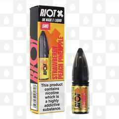 Strawberry, Peach & Pineapple by Riot X E Liquid | 10ml Nic Salt, Strength & Size: 20mg • 10ml