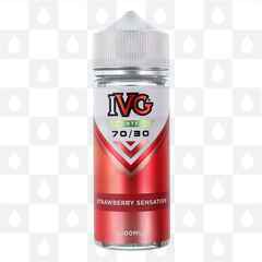 Strawberry Sensation by IVG Original E Liquid | 100ml Short Fill, Strength & Size: 0mg • 100ml (120ml Bottle)