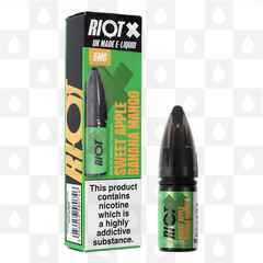 Sweet Apple, Banana & Mango by Riot X E Liquid | 10ml Nic Salt, Strength & Size: 20mg • 10ml