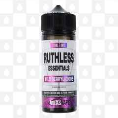 Wild Berrylicious | Essentials by Ruthless E Liquid | 100ml Short Fill, Strength & Size: 0mg • 100ml (120ml Bottle)