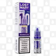 Blackberry Ice by Lost Mary E Liquid | 10ml Nic Salt, Strength & Size: 10mg • 10ml
