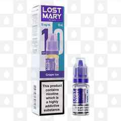 Grape Ice by Lost Mary E Liquid | 10ml Nic Salt, Strength & Size: 20mg • 10ml