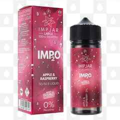 Apple & Raspberry | Imp2O by Imp Jar E Liquid | 100ml Short Fill, Strength & Size: 0mg • 100ml (120ml Bottle)