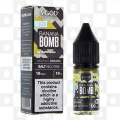 Banana Bomb Iced by VGOD MIX E Liquid | 10ml Nic Salt, Strength & Size: 20mg • 10ml