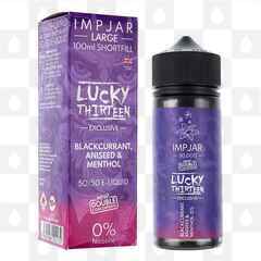 Blackcurrant Aniseed by Imp Jar x Lucky 13 E Liquid | 100ml Short Fill, Strength & Size: 0mg • 100ml (120ml Bottle)