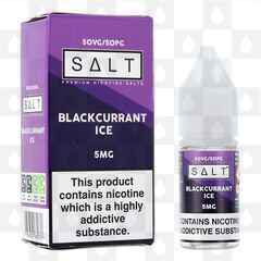 Blackcurrant Ice by SALT E Liquid | 10ml Nic Salt, Strength & Size: 20mg • 10ml