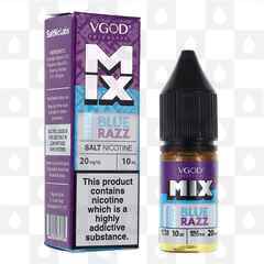 Blue Razz Iced by VGOD MIX E Liquid | 10ml Nic Salt, Strength & Size: 20mg • 10ml