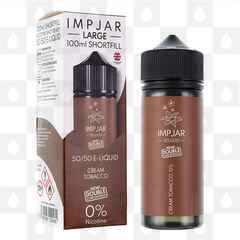 Cream Tobacco by Imp Jar E Liquid | 100ml Short Fill, Strength & Size: 0mg • 100ml (120ml Bottle)