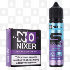 Mixed Berry Chill by Swish E Liquid | 60ml Longfill, Nicotine Type: Nicotine Free, Strength & Size: 0mg • 60ml • Inc. Shots (50/50)