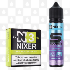 Mixed Berry Chill by Swish E Liquid | 60ml Longfill, Nicotine Type: Regular Nicotine, Strength & Size: 03mg • 60ml • Inc. Shots (50/50)