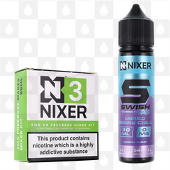 Mixed Berry Chill by Swish E Liquid | 60ml Longfill, Nicotine Type: Regular Nicotine, Strength & Size: 3mg • 60ml • Inc. Shots (70/30)